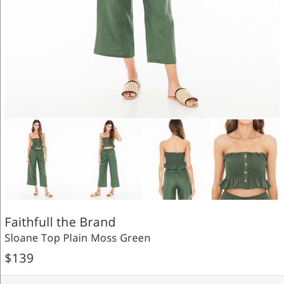 Faithfull the Brand Sloane linen top size m - Picture 2 of 9